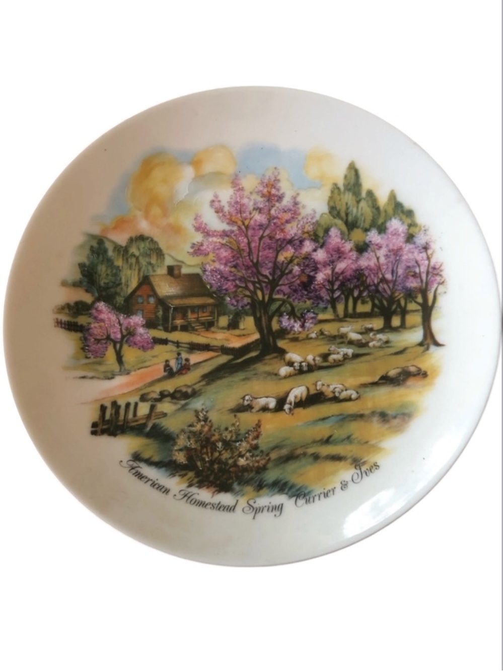 Vintage Currier & Ives SPRING Season Plate